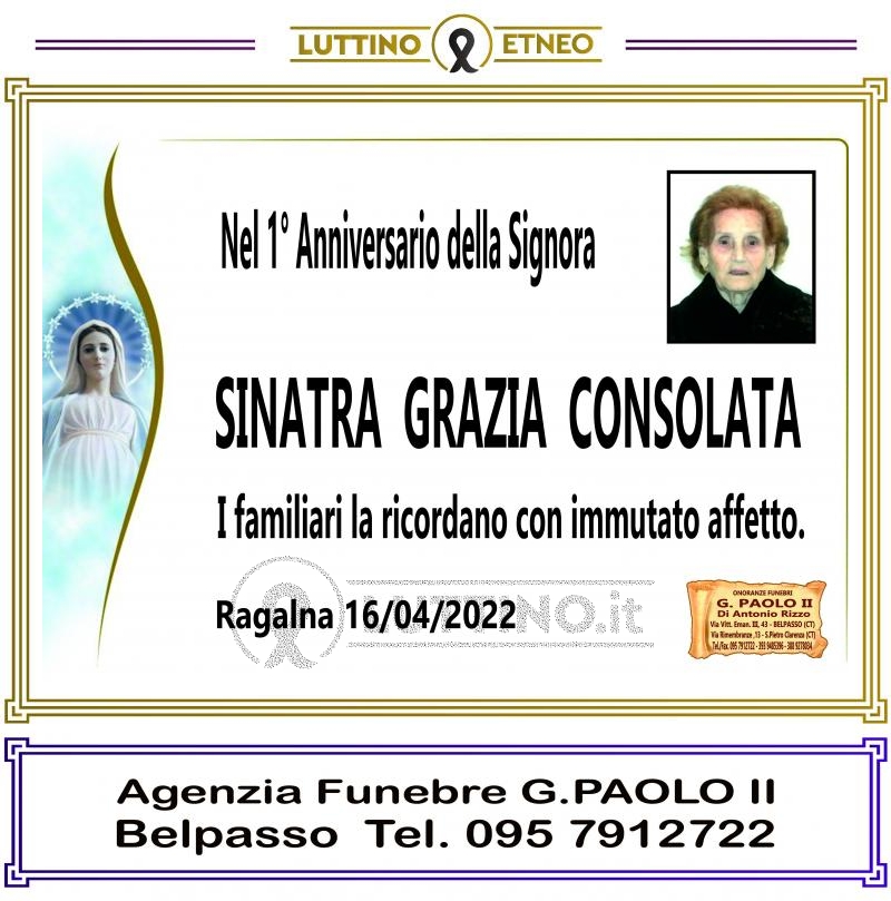 Grazia Consolata  Sinatra